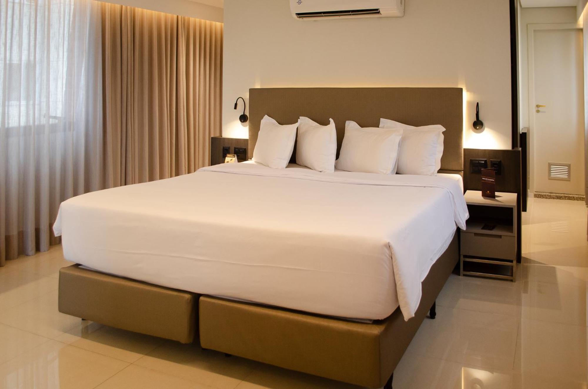 Royal Boutique Savassi Hotel بيلو هورزونتي المظهر الخارجي الصورة A king bed