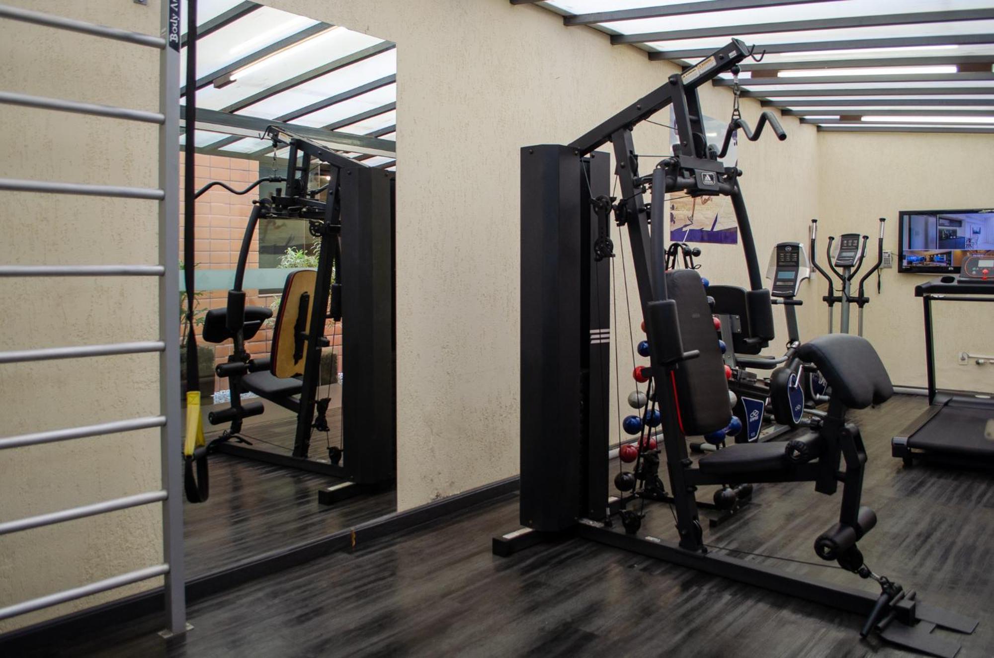 Royal Boutique Savassi Hotel بيلو هورزونتي المظهر الخارجي الصورة A cable machine